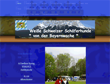 Tablet Screenshot of bayernwache.com